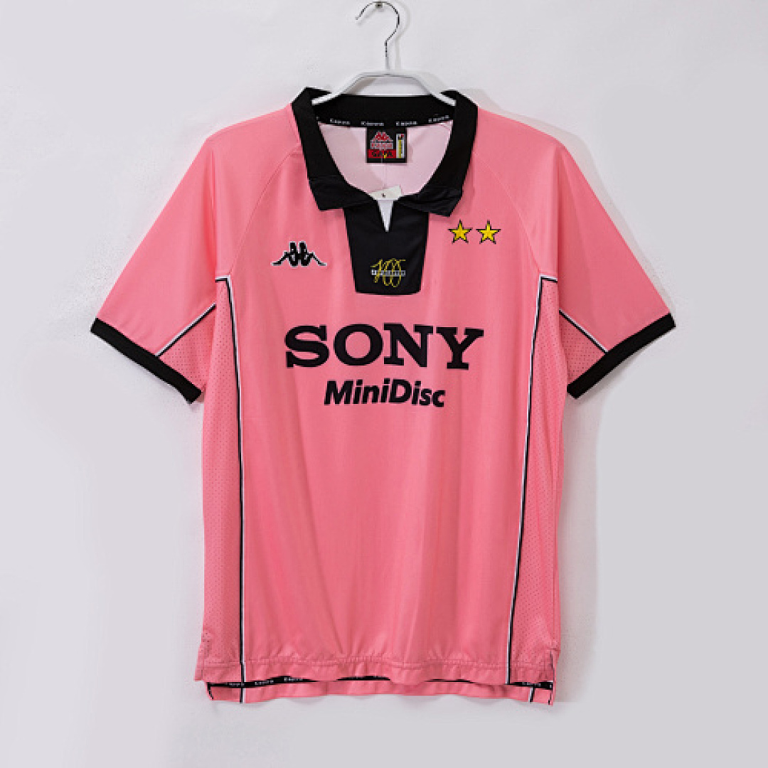 Camiseta Juventus Visitante Rosa 1997/98 - vista 1