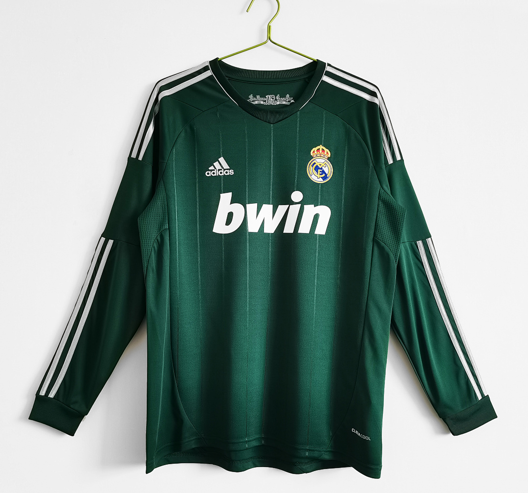 Camiseta Real Madrid Segunda Equipación Retro Manga Larga 2012/13