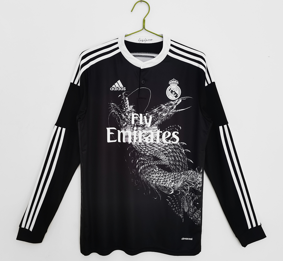 Camiseta Real Madrid Segunda Equipación Manga Larga 2014/15