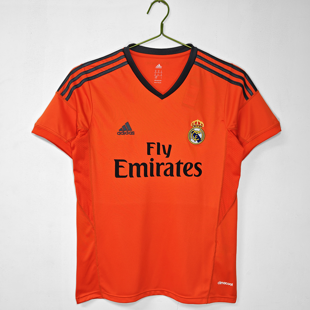 Camiseta Real Madrid Segunda Equipación Naranja 2013/14