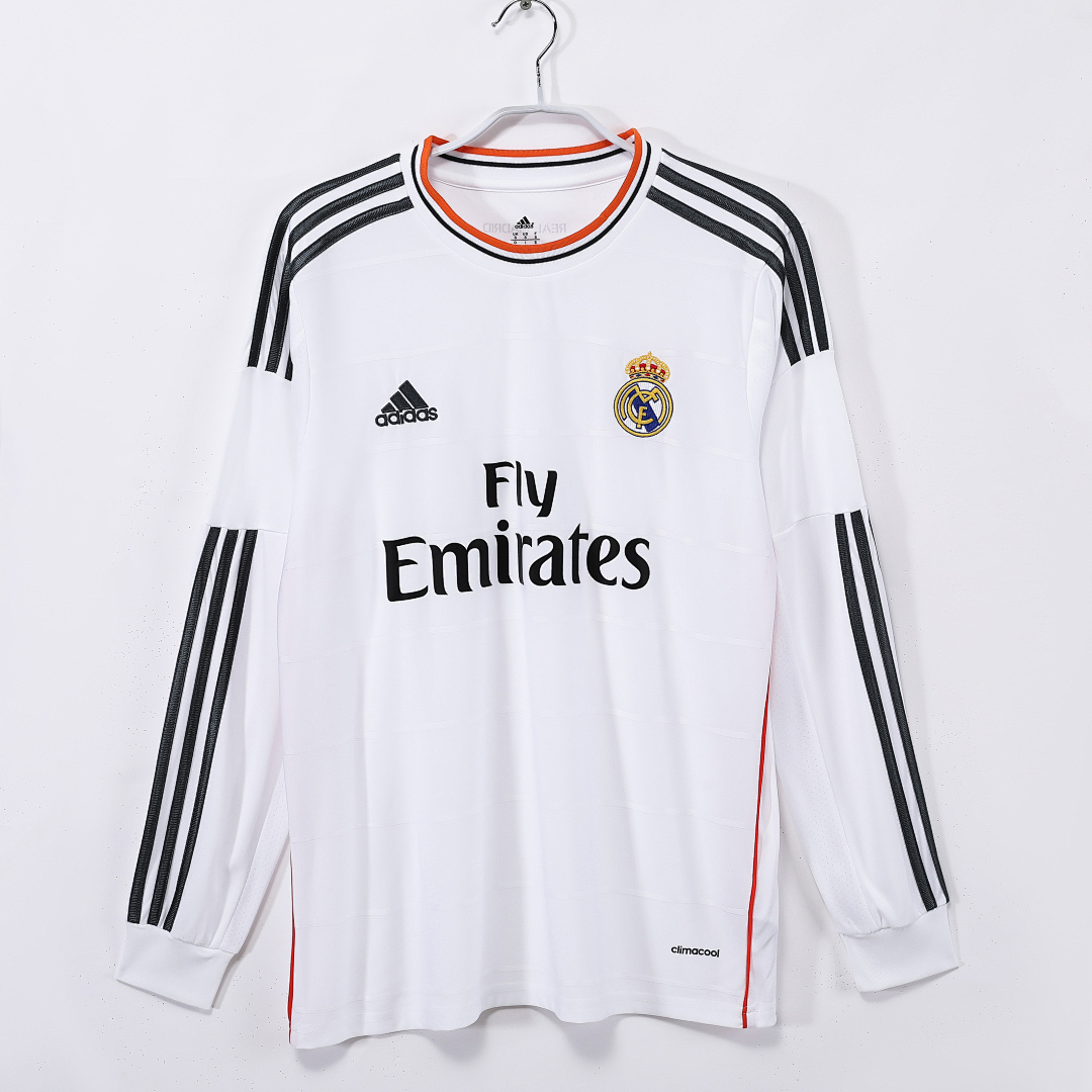 Camiseta Real Madrid Local Retro Manga Larga 2013/14