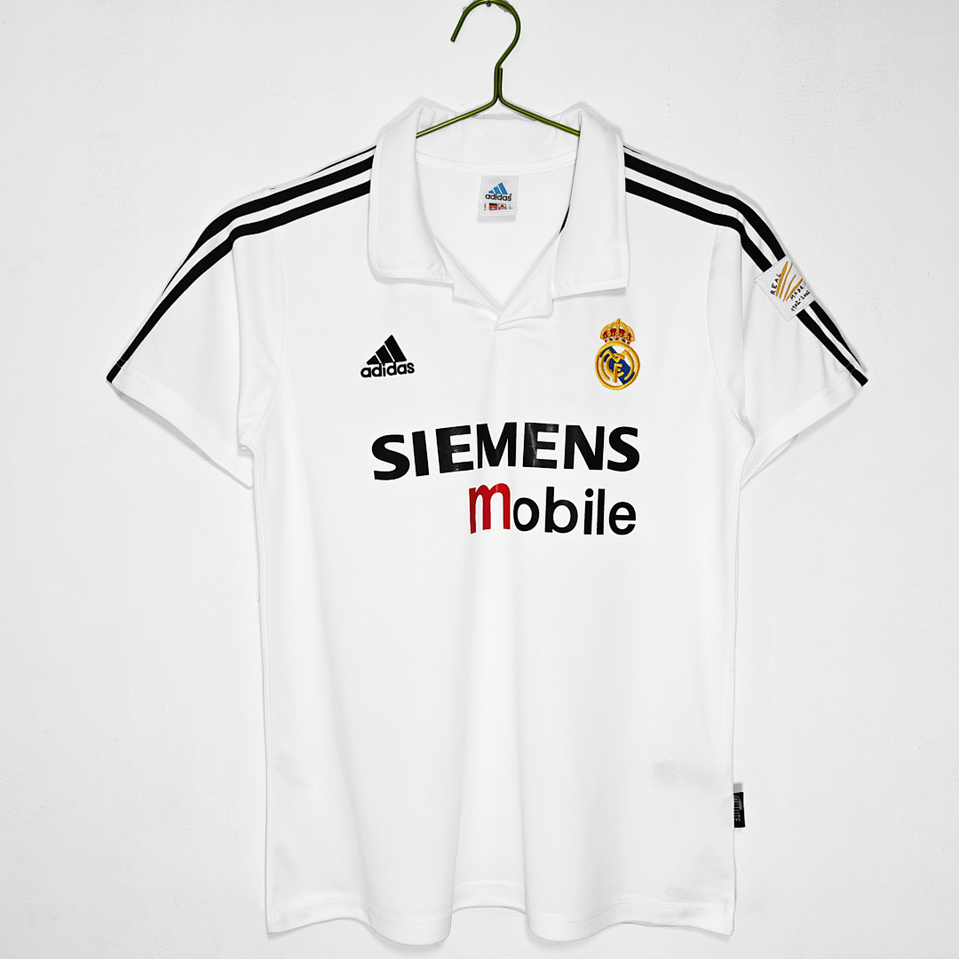 Camiseta Real Madrid Con Publicidad en Pecho Local 2002/03