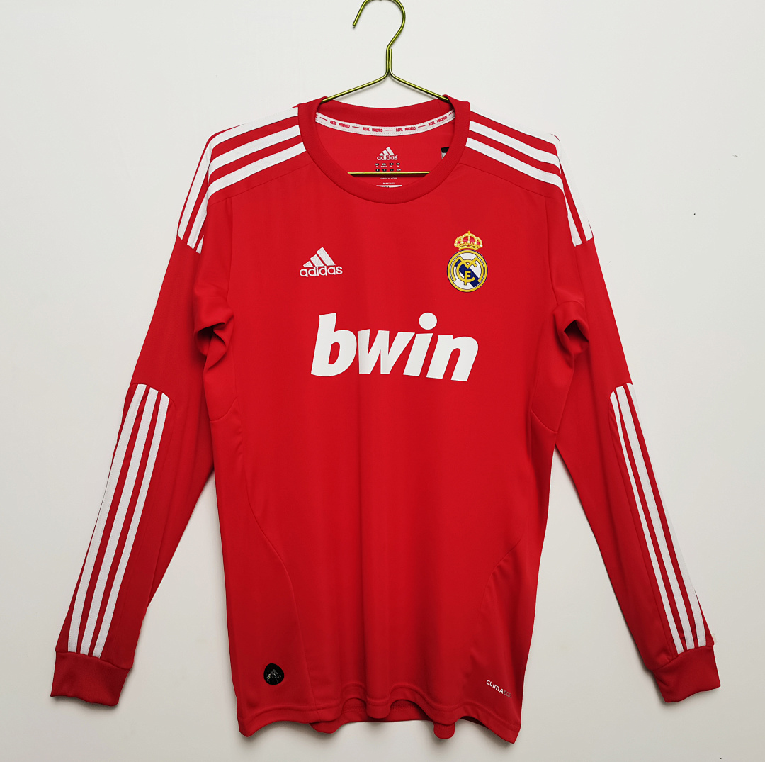 Camiseta Real Madrid Segunda Equipación Retro Manga Larga 2011/12
