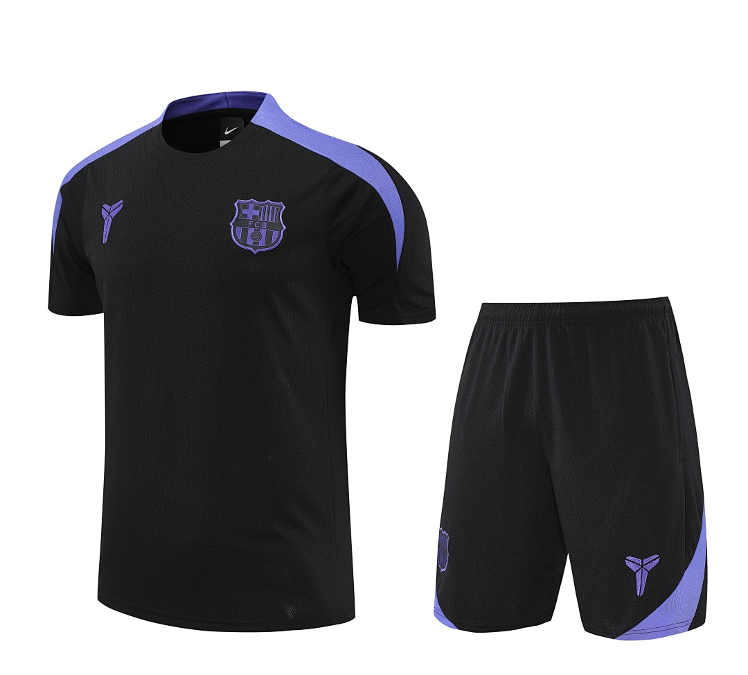 Chándal corto Barcelona Negro 2025-2026