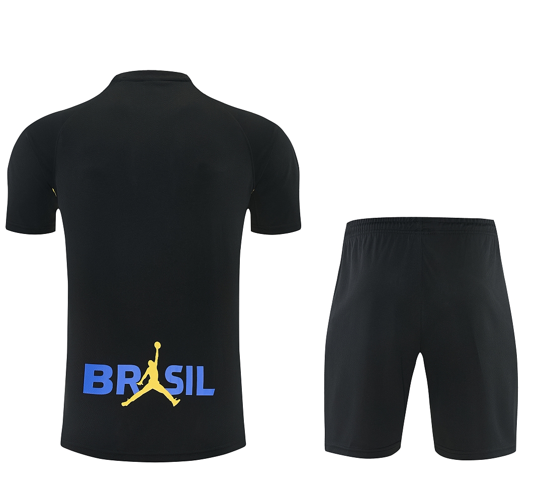 Chándal corto Brasil Negro 2026-2027