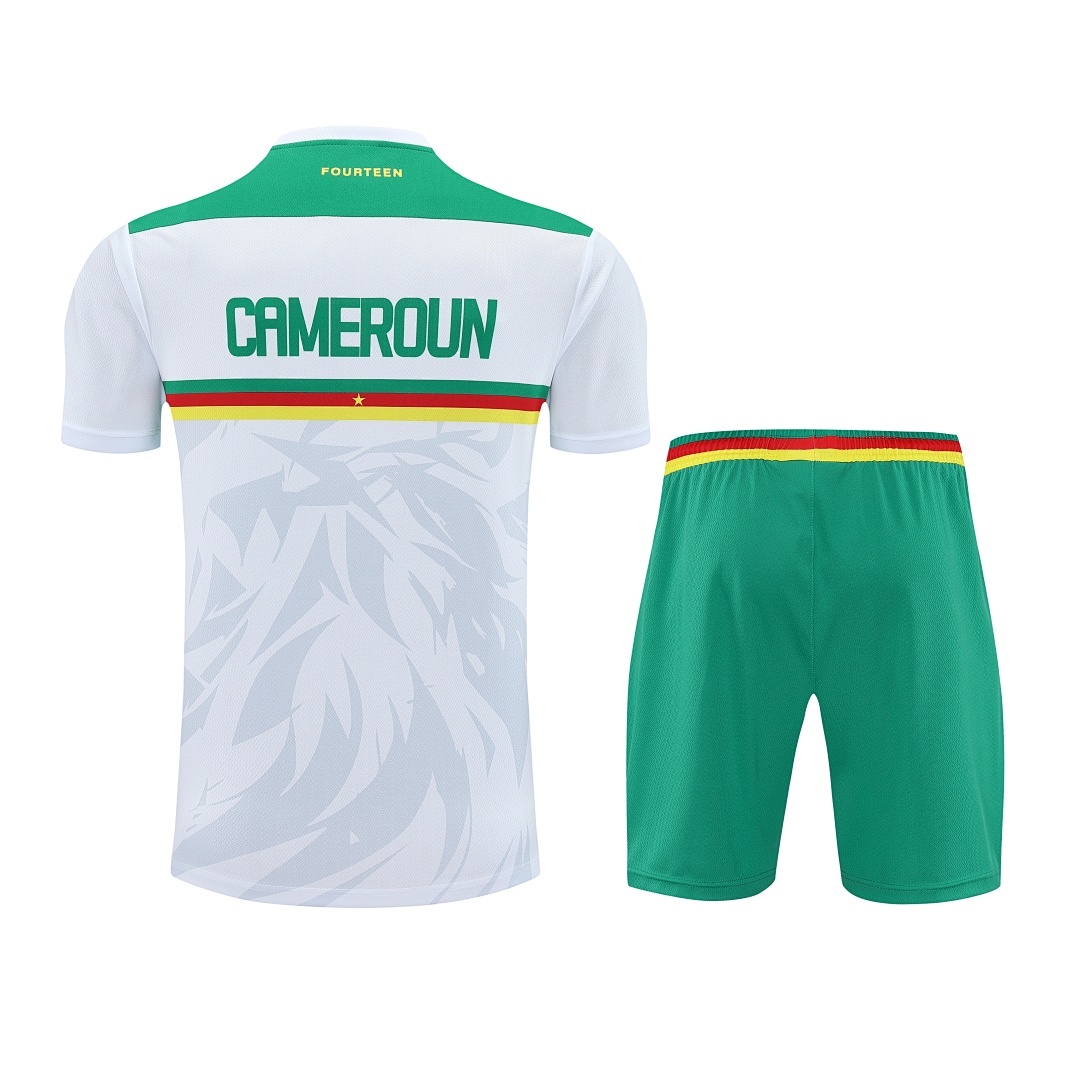 Chándal corto Camerún Blanco 2025-2026 (2)