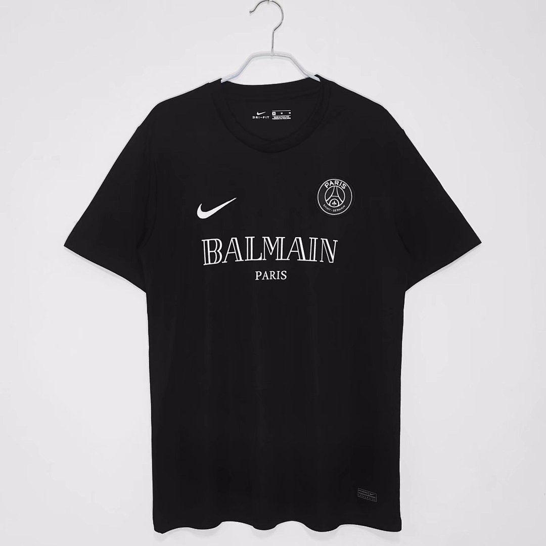 Camiseta París Ropa de Entrenamiento Negra 8D 2020