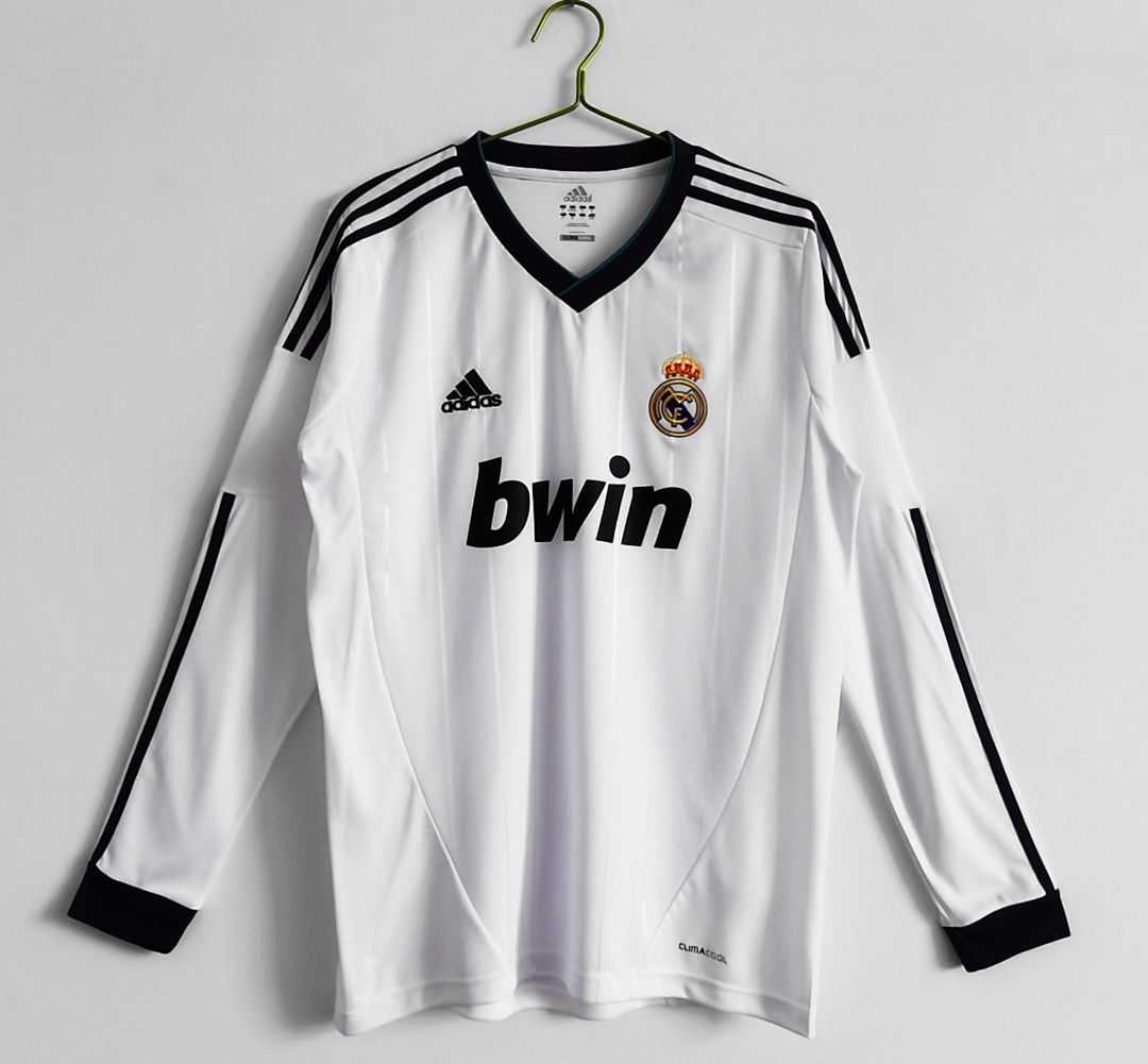Camiseta Real Madrid Local Retro Manga Larga 2012/13